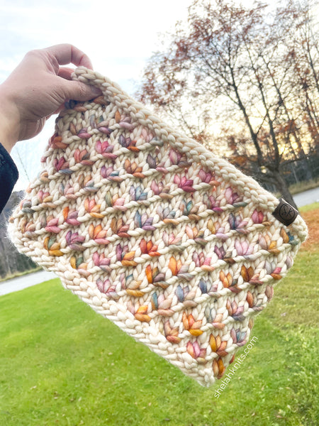 Lotus Flower Cowl and Beanie Set - Merino Wool - Limited Item