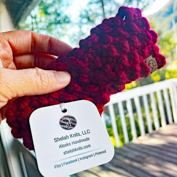 Seed Stitch Twist Knit Headbands - Newborn to Baby Size (up to 12 months old)
