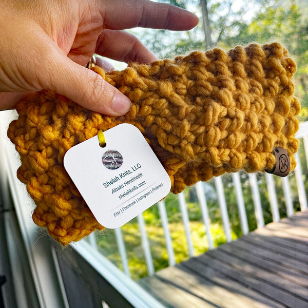 Seed Stitch Twist Knit Headbands - Child Size (3+)