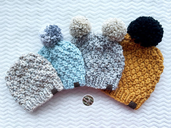 Mossy Birch Beanie and Cowl Set Knitting Patterns