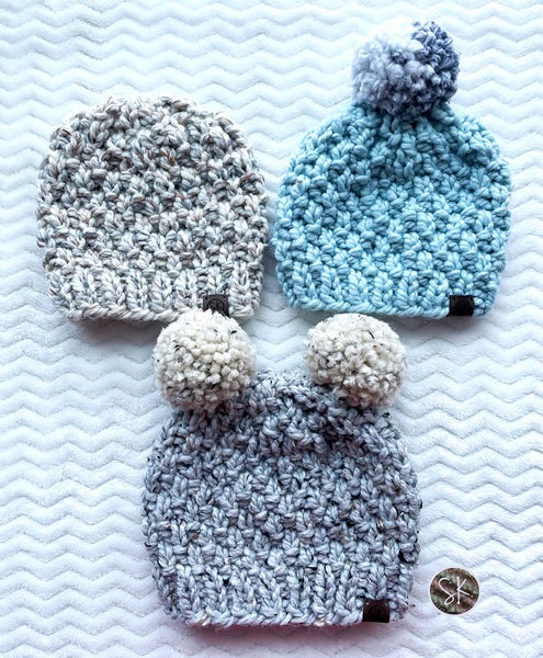 Mossy Birch Beanie Knitting Pattern