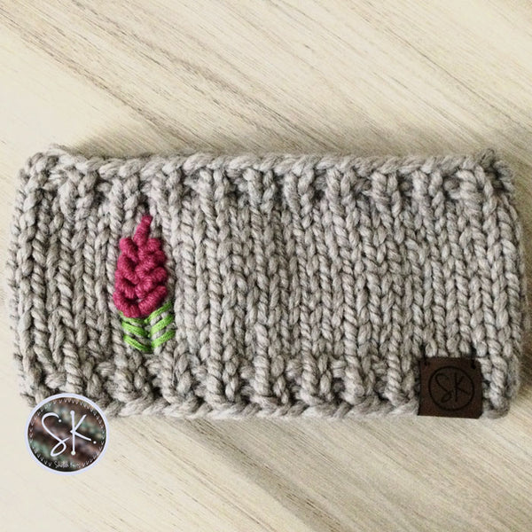 Fireweed Chunky Headbands/Ear Warmers in Driftwood