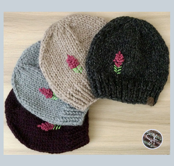 Fireweed Chunky Hats in 4 colors