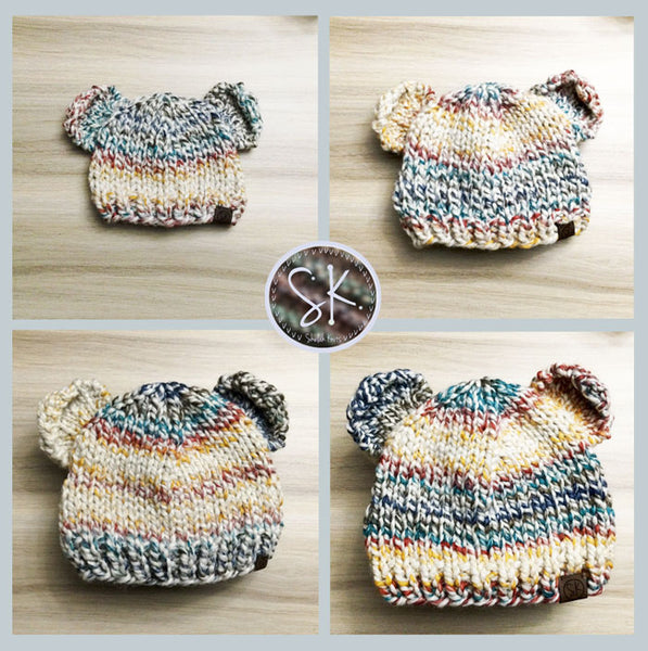 Bear Cub Knit Hats - Hudson Bay in 4 sizes