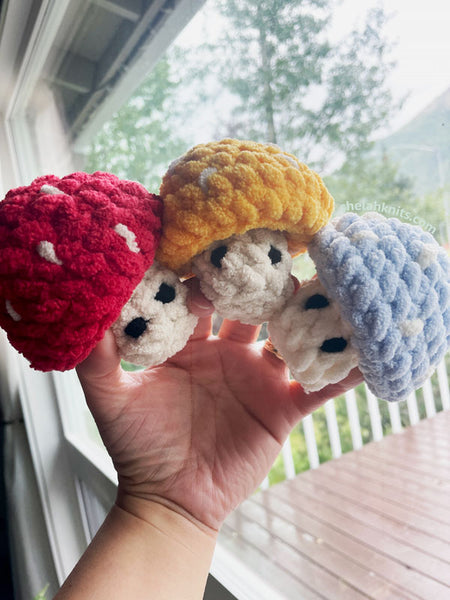 Amigurumi Mushroom Fidgets