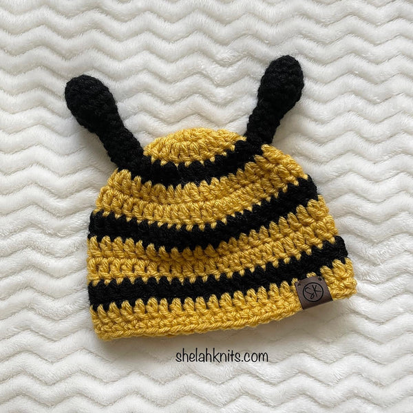 Bumblebee Crochet Beanies