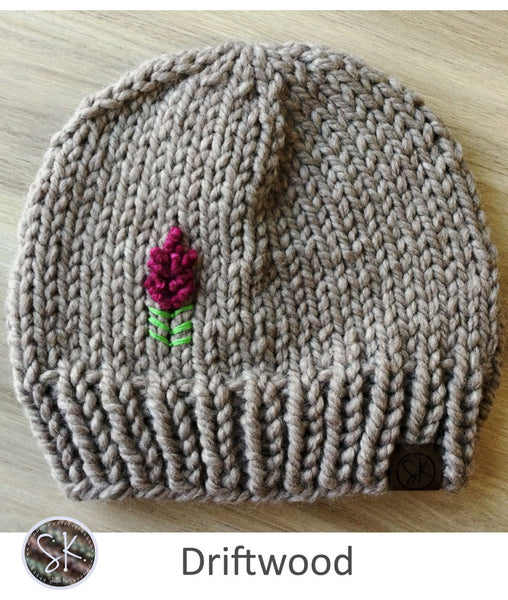 Fireweed Chunky Hats in Driftwood