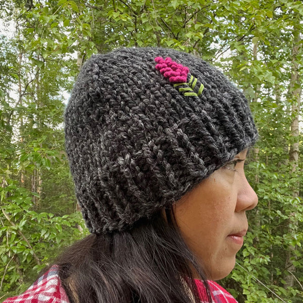 Fireweed Chunky Hats in Charcoal