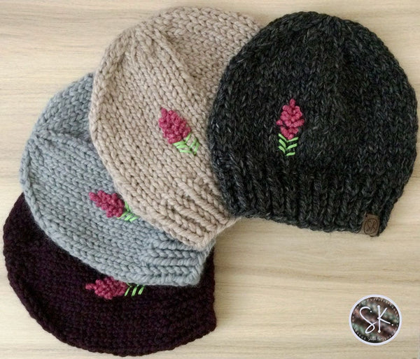Fireweed Chunky Hats in 4 colors