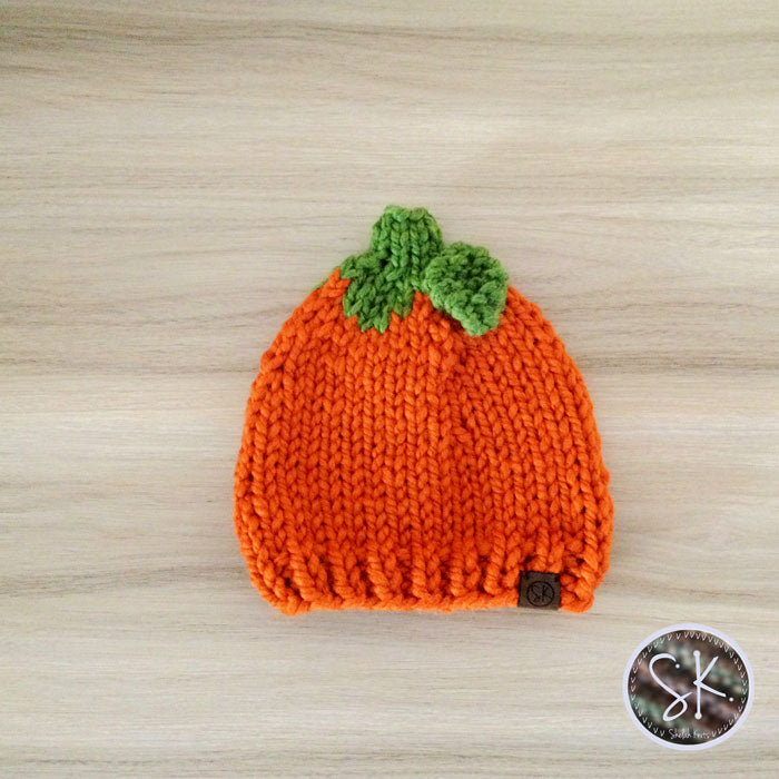 Pumpkin Knit Hats