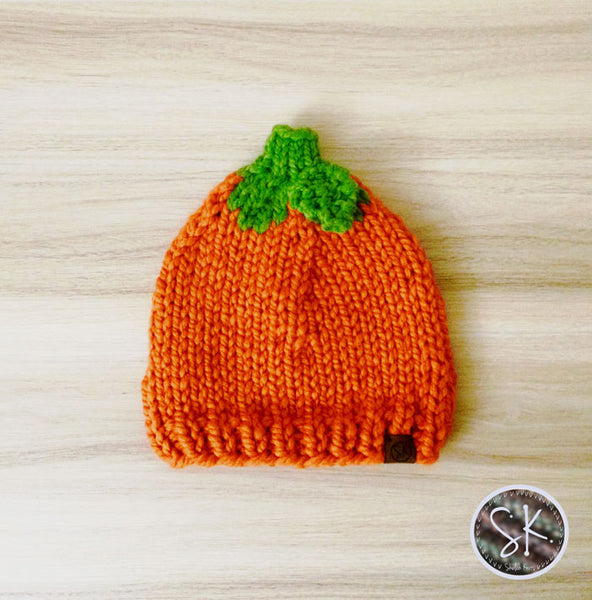 Pumpkin Knit Hats