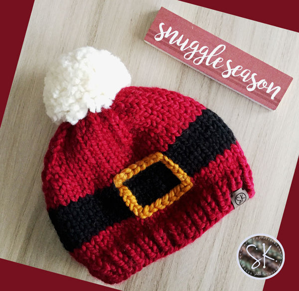 Santa Buckle Knit Hats